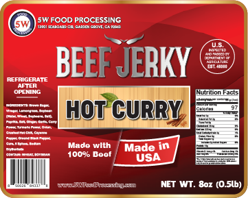 BEEF JERKY HOT CURRY