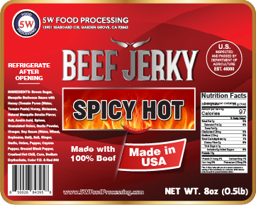 BEEF JERKY SPICY HOT