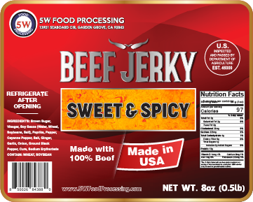 BEEF JERKY SWEET  & SPICY